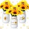 Artificial Sunflower Decor Set of 3 Sunflower Table Centerpiece
